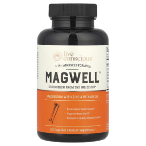Live Conscious MagWell™ Fórmula Avançada 3 em 1 120 Cápsulas