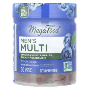 MegaFood Multivitamínico Masculino Mirtilo Selvagem 60 Gomas