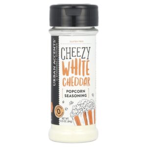 Urban Accents Tempero de Pipoca Queijo Cheddar Branco 64 g (225 oz)