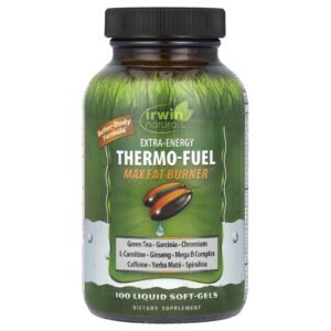 Irwin Naturals Max Fat Burner™ 100 Cápsulas Softgel Líquidas Thermo-Fuel da Extraenergia