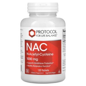 Protocol for Life Balance NAC 1000 mg 120 Comprimidos