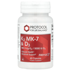Protocol for Life Balance K2 MK-7 e D3 60 Cápsulas