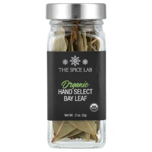 The Spice Lab Folha de Louro Orgânica Selecionada para Mãos 5 g (02 oz)