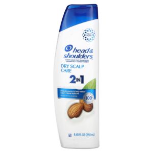 Head & Shoulders Shampoo + Condicionador 2 em 1 Cuidados com o Couro Cabeludo Seco Infundido com Óleo de Amêndoa 250 ml (845 fl oz)