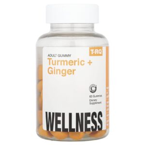 T-RQ Goma para Adultos Cúrcuma + Gengibre 60 Gomas