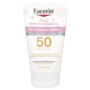 Eucerin Baby Sensitive Mineral Protetor Solar FPS 50 Sem Perfume 118 ml (4 fl oz)