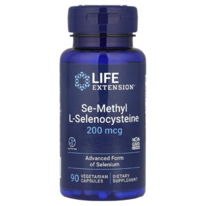 Life Extension Se-Metil L-Selenocisteína 200 mcg 90 Cápsulas Vegetarianas