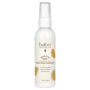 Babo Botanicals Bebês Sensíveis Spray Creme para Assaduras Sem Perfume 89 ml (3 fl oz)