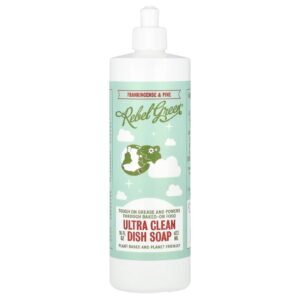 Rebel Green Detergente para Cozinhar Ultra Clean Olíbano e Pinho 473 ml (16 fl oz)