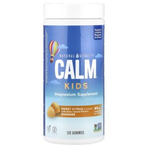 Natural Vitality CALM® Gomas para Crianças Cítrico Doce 83 mg 120 Gomas