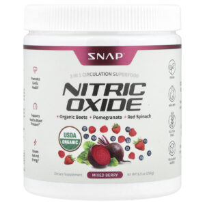 Snap Supplements Óxido Nítrico Frutos Silvestres Mistos 250 g (88 oz)