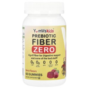 YumVs Fibra Prebiótica Zero Fruto Silvestre 4 g 60 Gomas (2 g por Goma)