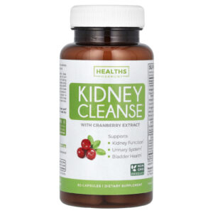 Healths Harmony Kidney Cleanse com Extrato de Cranberry 60 Cápsulas