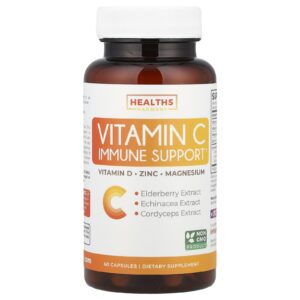 Healths Harmony Vitamina C Suporte Imunológico 60 Cápsulas