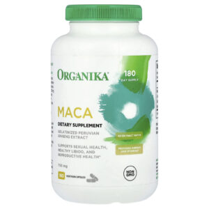 Organika Maca-Peruana 750 mg 180 Cápsulas Vegetarianas