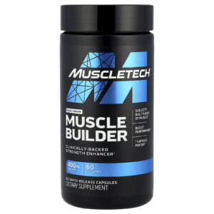 MuscleTech Platinum Muscle Builder 400 mg 60 Cápsulas de Liberação Rápida