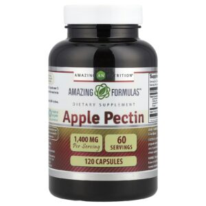 Amazing Nutrition Pectina de Maçã 120 Cápsulas (700 mg por Cápsula)