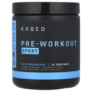 Kaged Pré-treino Sport Framboesa Azul 266 g (938 oz)