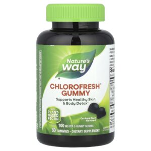 Natures Way Goma Chlorofresh® Frutas de Pomar 60 Gomas (50 mg por Goma)