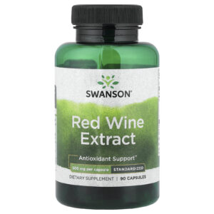 Swanson Extrato de Vinho Tinto 500 mg 90 Cápsulas