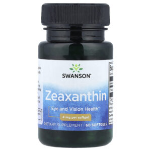 Swanson Zeaxantina 4 mg 60 Cápsulas Softgel