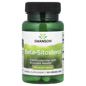 Swanson Beta-Sitosterol 30 Cápsulas Vegetais
