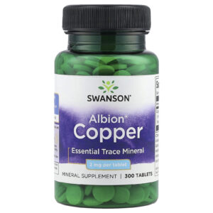 Swanson Albion® Cobre 2 mg 300 Comprimidos