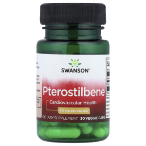 Swanson Pterostilbeno 50 mg 30 Cápsulas Vegetais