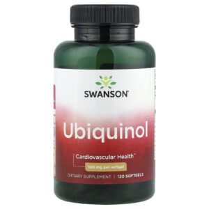 Swanson Ubiquinol 100 mg 120 Cápsulas Softgel
