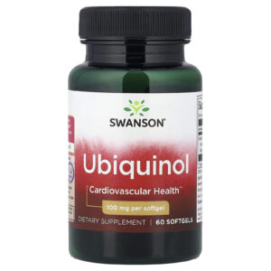 Swanson Ubiquinol 100 mg 60 Cápsulas Softgel