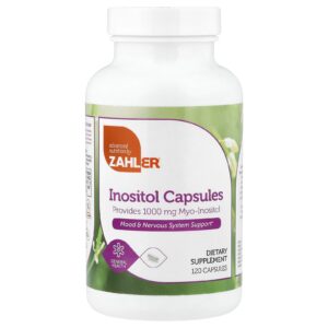 Zahler Inositol 1.000 mg 120 Cápsulas