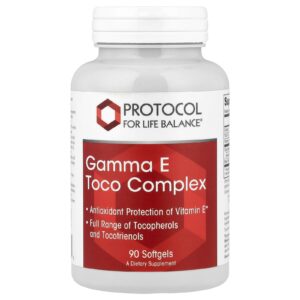 Protocol for Life Balance Complexo Gamma E Toco 90 Cápsulas Softgel
