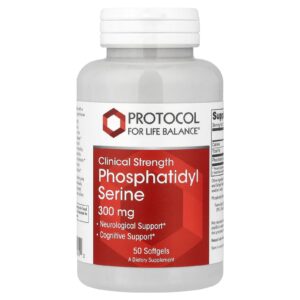 Protocol for Life Balance Fosfatidilserina de Potência Clínica 300 mg 50 Cápsulas Softgel