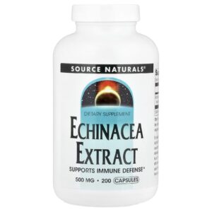 Source Naturals Extrato de Echinacea 500 mg 200 Cápsulas