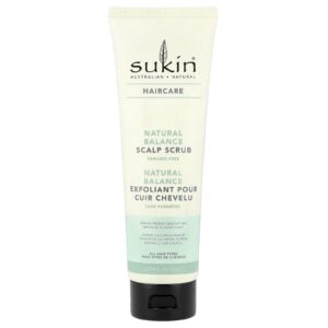 Sukin Haircare Esfoliante para Couro Cabeludo Natural Balance Todos os Tipos de Cabelo 200 ml (676 fl oz)
