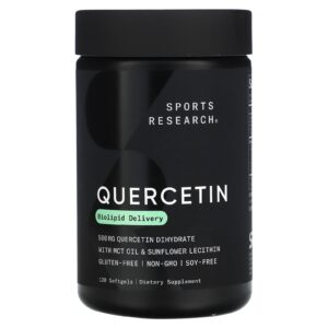 Sports Research Quercetina 120 Cápsulas Softgel