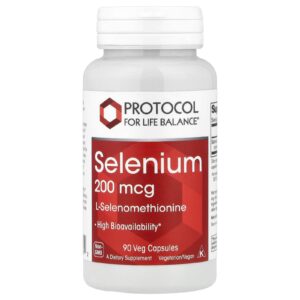 Protocol for Life Balance Selênio 200 mcg 90 Cápsulas Vegetais