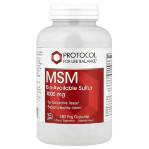 Protocol for Life Balance MSM 1.000 mg 180 Cápsulas Vegetais