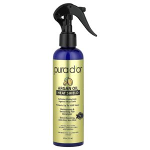 Pura Dor Spray de Proteção Contra o Calor de Óleo de Argão Para Todos os Tipos de Cabelo 237 ml (8 fl oz)