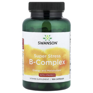 Swanson Complexo B Super Stress com Vitamina C 100 Cápsulas