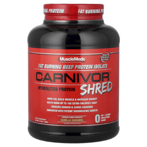 MuscleMeds Pedaços Carnivor™ Proteína Hidrolisada Caramelo e Baunilha 1.736 g (38 lb)
