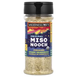 Wilderness Poets Miso Nooch Orgânico Tempero Umami Furikake 64 g (225 oz)