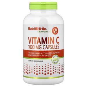 NutriBiotic Imunidade Vitamina C 1.000 mg 250 Cápsulas