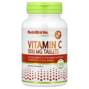 NutriBiotic Vitamina C 1.000 mg 100 Comprimidos Veganos