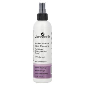 Zion Health Minerais Antigos Restauração Capilar Spray de Fortalecimento Nutricional 237 ml (8 fl oz)