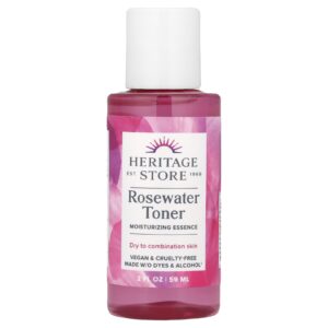 Heritage Store Tônico de Água de Rosas Essência Hidratante 59 ml (2 fl oz)