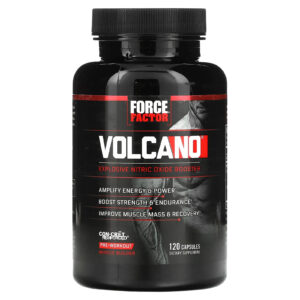 Force Factor Volcano Reforço Explosivo de Óxido Nítrico 120 Cápsulas