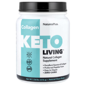 NaturesPlus KetoLiving™ Colágeno Natural 616 g (136 lb)