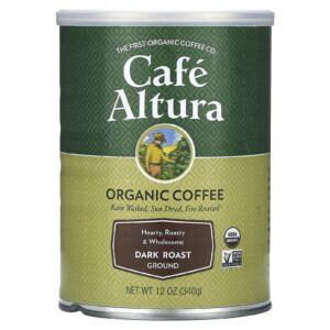 Cafe Altura Café Orgânico Moído Torrado Escuro 340 g (12 oz)