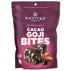 Navitas Organics Superfood+® Petiscos de Cacau com Goji Berry 454 g (16 oz)
